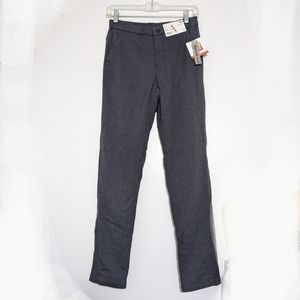NWT Uniqlo Women's Blocktech Warm Lined Dress Casual Pants,Gray,sz XXS (Asian S)